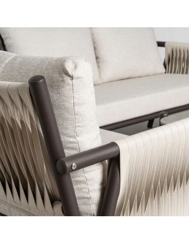 Conjunto de Jardim CALA Aço e Ratã com Sofá,...