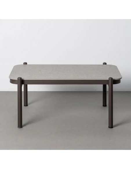 Conjunto de Jardim CALA Aço e Ratã com Sofá, Poltronas e Mesa