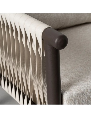 Conjunto de Jardín CALA Acero y Ratán con Sofá,...