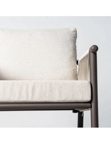 Conjunto de Jardim CALA Aço e Ratã com Sofá,...