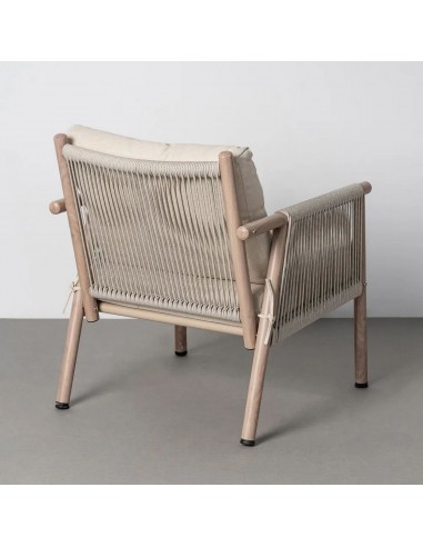 Conjunto de Jardín SALINA de Acero y Ratán con...