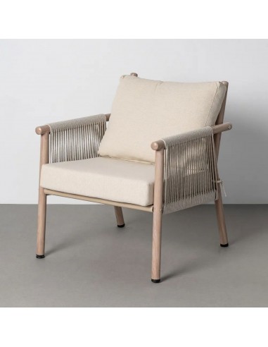 Conjunto de Jardín SALINA de Acero y Ratán con...