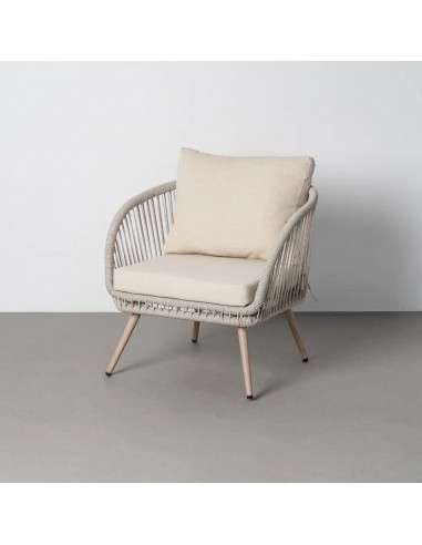 Conjunto de Jardim DUNA em Aço e Rattan com...