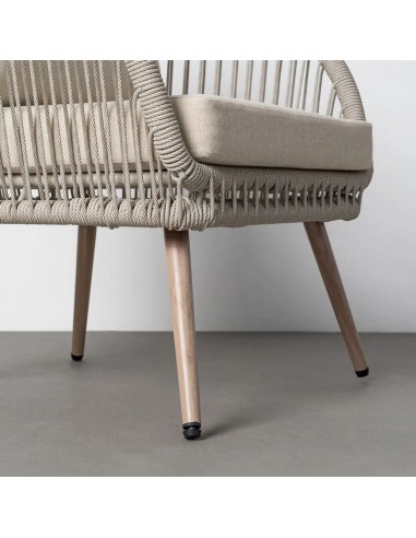 Conjunto de Jardim DUNA em Aço e Rattan com...