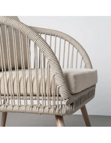 Conjunto de Jardim DUNA em Aço e Rattan com...