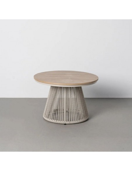 Conjunto de Jardim DUNA em Aço e Rattan com Sofá e Mesa