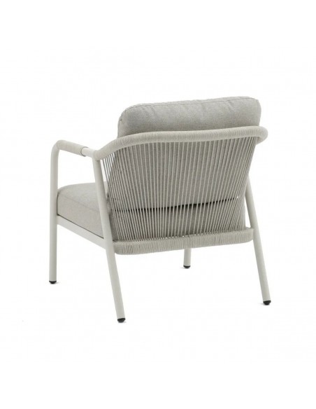 Conjunto Relax de Jardim TANYA em Alumínio Creme com Sofá