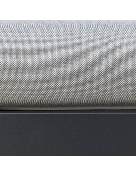 Set Rinconera de Jardim AGNES Alumínio Grafite 224x224 com Mesa