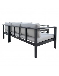 Set Rinconera de Jardim AGNES Alumínio Grafite 224x224... 2