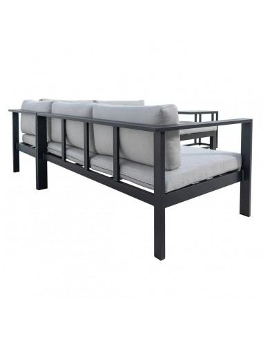 Set Rinconera de Jardín AGNES Aluminio Grafito...