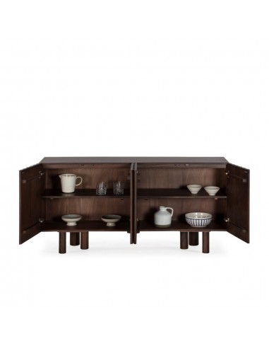 Aparador TAMIRA Boho Design em Nogueira, 160...