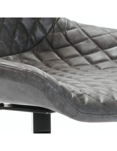 SILLA GIRATORIA DE DISEÑO SAID, tejido, simil piel