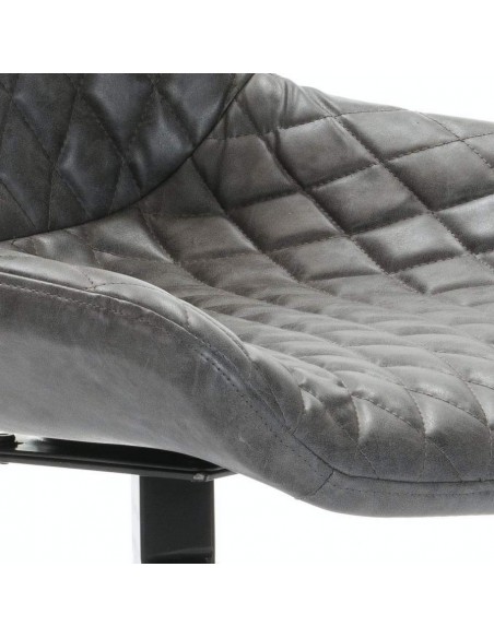 SILLA GIRATORIA DE DISEÑO SAID, tejido, simil piel