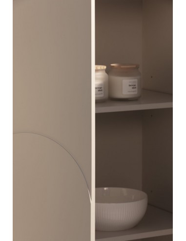 Aparador alto minimalista SOLEI 80 x 130,...