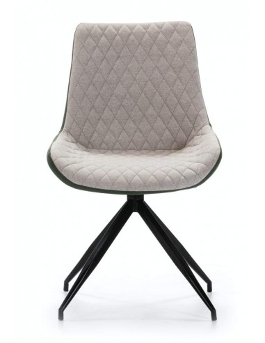 SILLA GIRATORIA DE DISEÑO SAID, tejido, simil piel