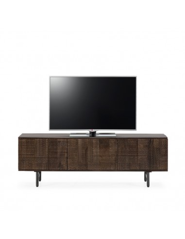 Móvel de TV étnico KALAI 145 cm, verde-oliva em...