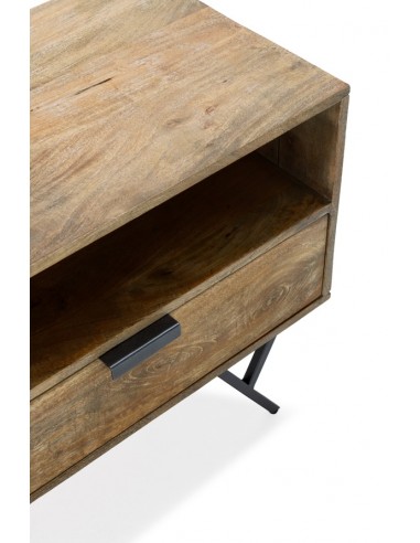 Móvel TV étnico PRIYA 175 madeira de manga com...