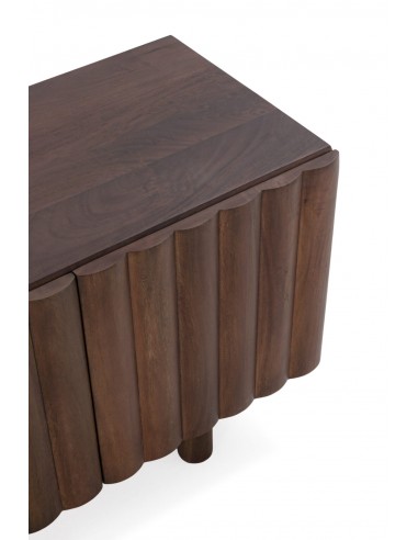 Móvel TV nogueira boho TAMIRA 160 cm em madeira...