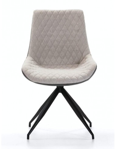 SILLA GIRATORIA DE DISEÑO SAID, tejido, simil piel