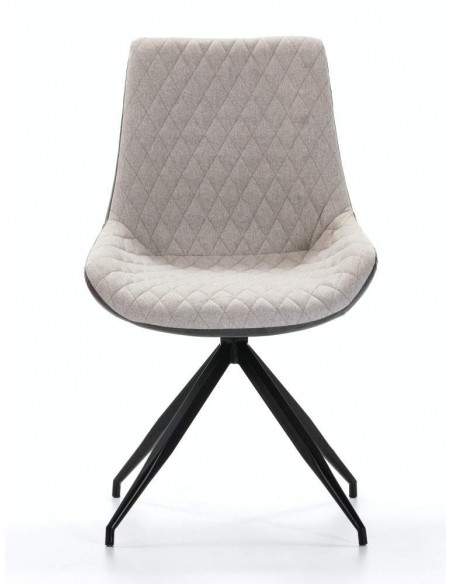SILLA GIRATORIA DE DISEÑO SAID, tejido, simil piel