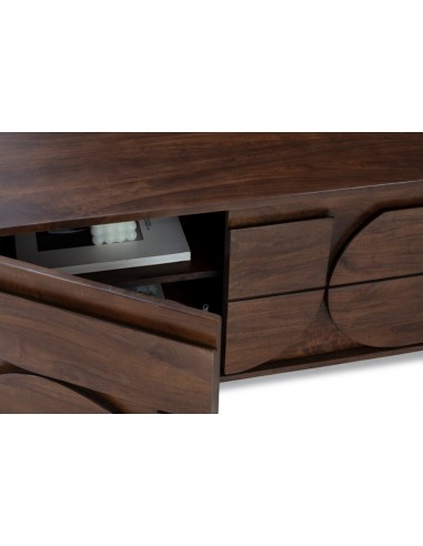 Móvel TV de design TRISHA 145 em madeira de...
