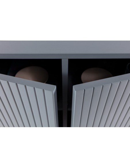 Mueble de TV de diseño WILLA 180 cm lacado azul