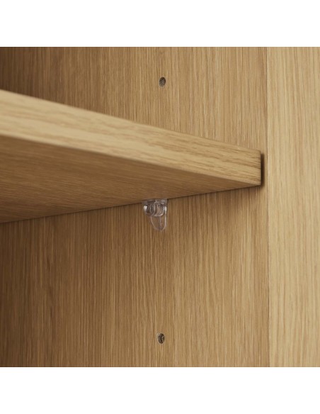 Aparador de diseño contemporáneo LUGANO 200 en melamina roble