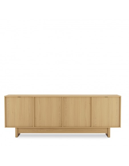 Aparador LUGANO 200 de design contemporâneo em melamina cor carvalho.