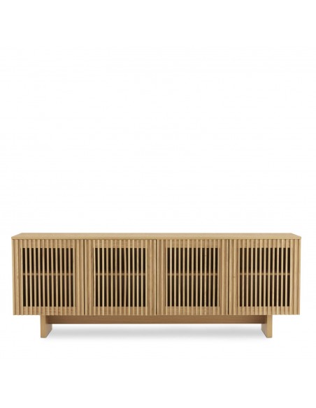 Aparador de diseño contemporáneo LUGANO 200 en melamina roble