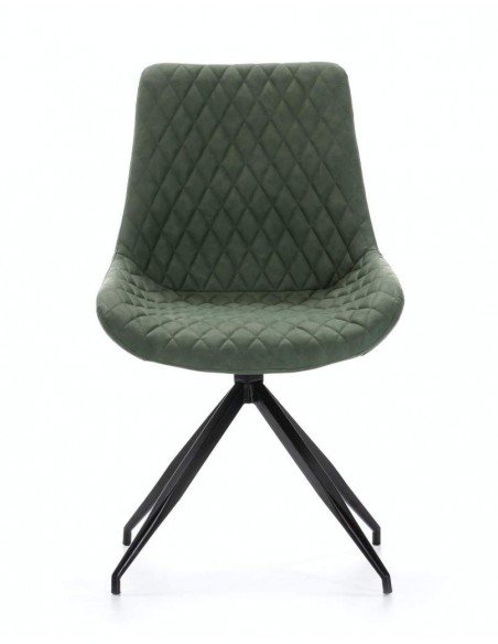 SILLA GIRATORIA DE DISEÑO SAID, tejido, simil piel