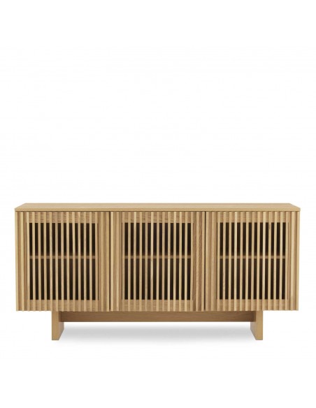 Aparador de diseño contemporáneo LUGANO 150 en melamina roble