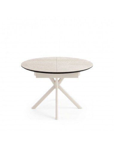 Mesa de diseño redonda en porcelánico...