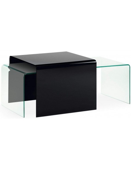 Mesa Auxiliar BURANO 110x50x38 Cristal Transparent Mesa Auxiliar BURANO 110x50x38 Cristal Transparent