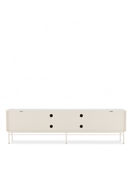 Móvel para TV OSLO 197 com design minimalista lacado cor Pérola.
