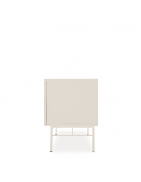 Móvel para TV OSLO 197 com design minimalista lacado cor Pérola.
