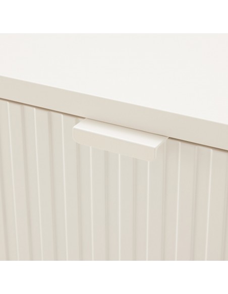 Consola OSLO 120 cm diseño minimalista lacado Perla