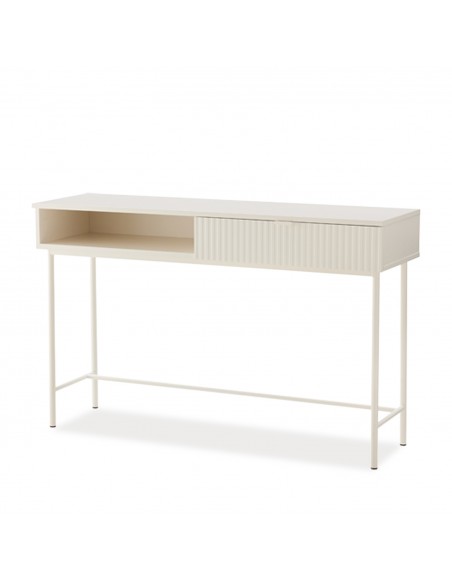 Consola OSLO de 120 cm design minimalista lacado perola