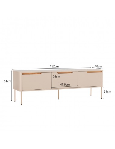Móvel para TV BERGEN, 150 cm, minimalista,...