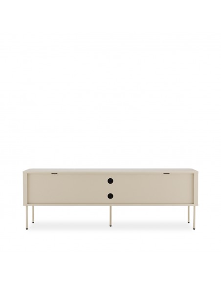 Móvel para TV BERGEN, 150 cm, minimalista, lacado a bege.