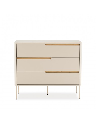 Cómoda de diseño minimalista BERGEN 3 cajones,...