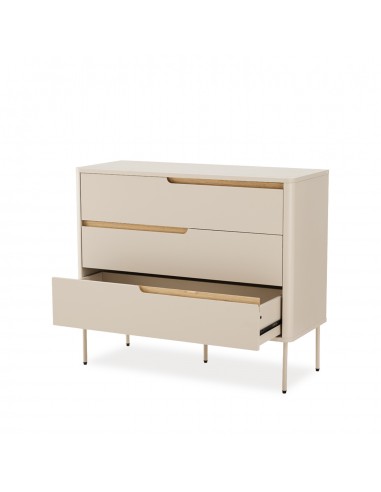 Cómoda BERGEN de design minimalista com 3...