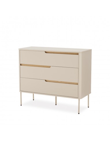 Cómoda de diseño minimalista BERGEN 3 cajones,...
