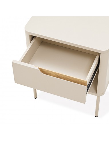 Mesa de cabeceira minimalista BERGEN com gaveta...