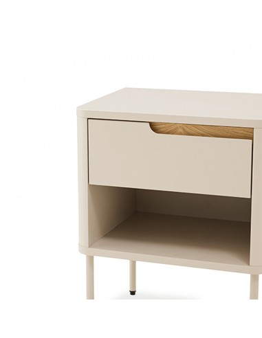 Mesa de cabeceira minimalista BERGEN com gaveta...