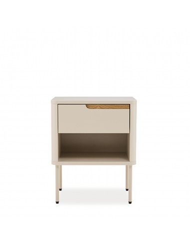 Mesita de noche minimalista BERGEN cajon y...