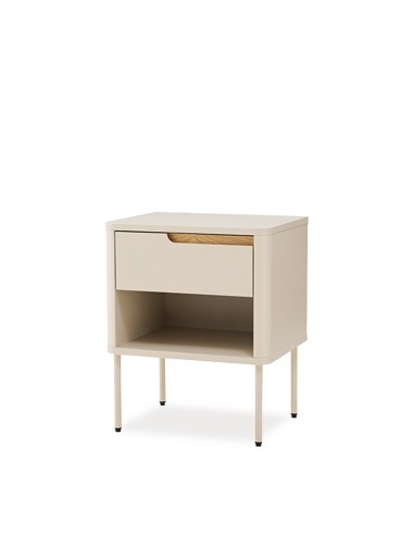Mesita de noche minimalista BERGEN cajon y...
