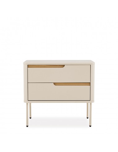 Mesa de cabeceira minimalista BERGEN 60, com 2...