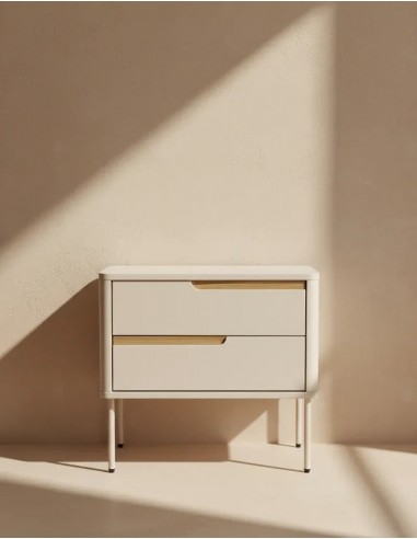 Mesita de noche minimalista BERGEN 60, 2...