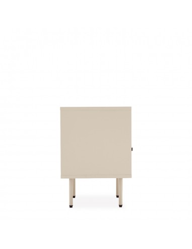 Mesa de cabeceira moderna TRENTO 45, lacado bege.