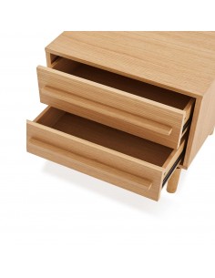 Mesa de cabeceira estilo nórdico BERNA 60, melamina... 2